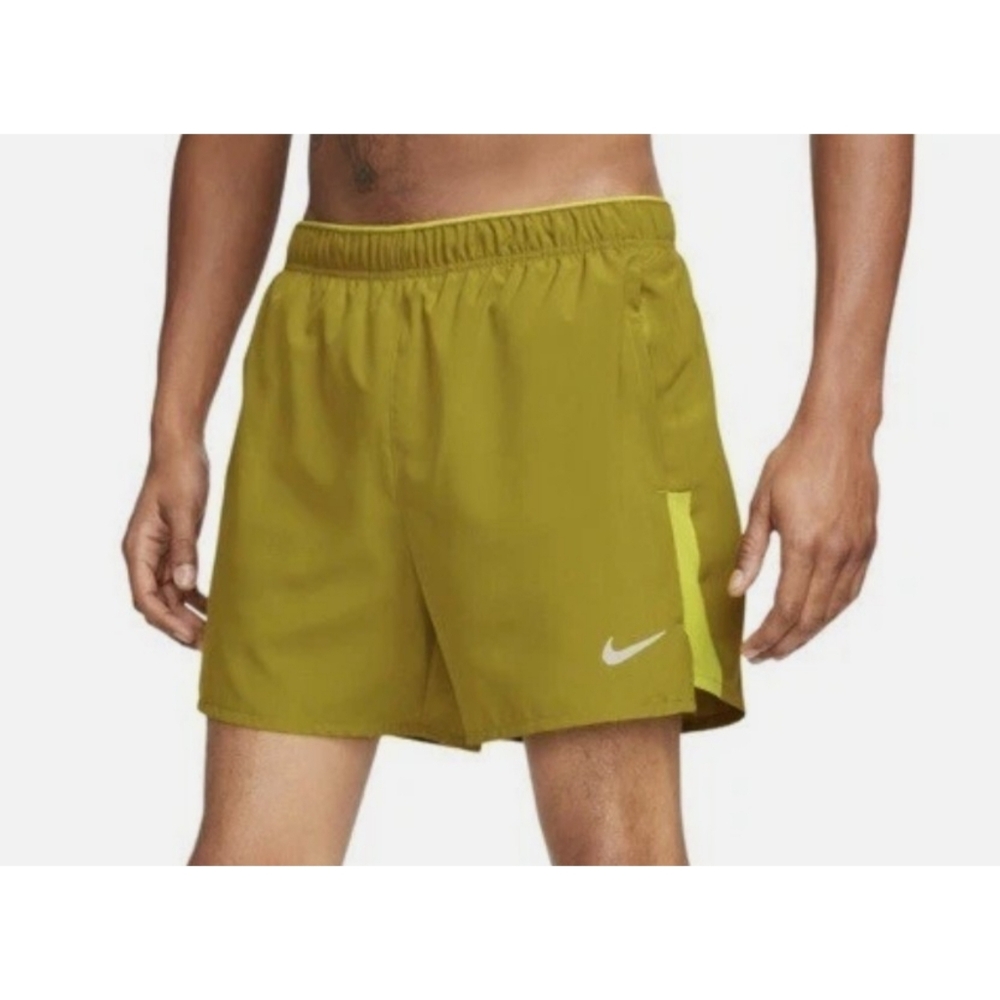 Nike Challenger Dri-fit 5" Brief Lined Running Shorts Moss Size L